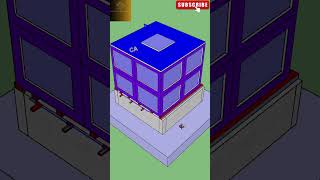 Mistake structure of a 1000 g Water storage tank design #freecad #watertank #sketchup #structure
