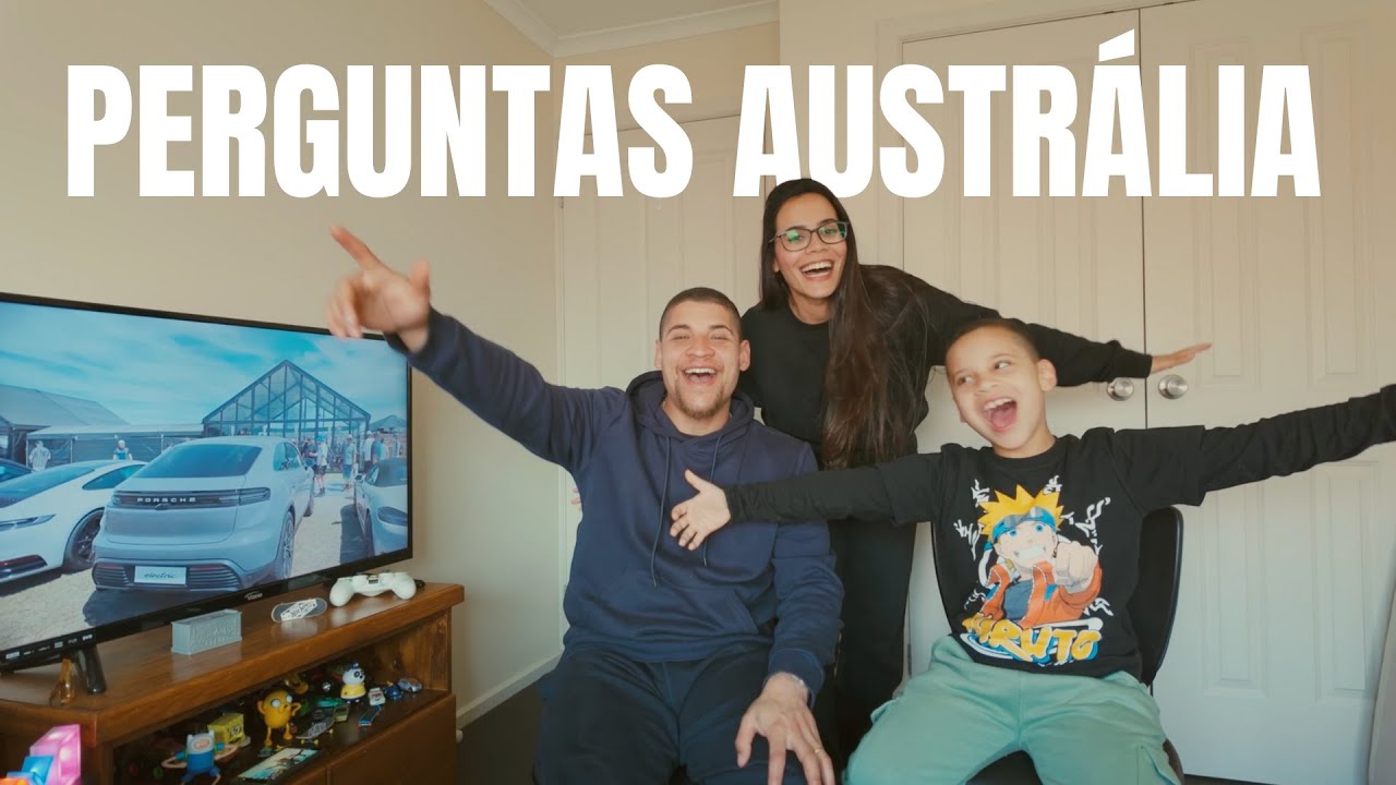 Família brasileira na Austrália - Perguntas e respostas com Wesley e Murilo💛