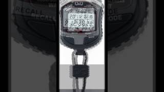 Cronometro Q&q Hs-45,10 Tiempos,pacemaker,reloj,timer ,wr50m