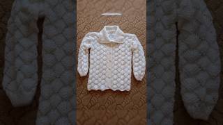 #beautiful white sweater design #handknittedsweaterdesing