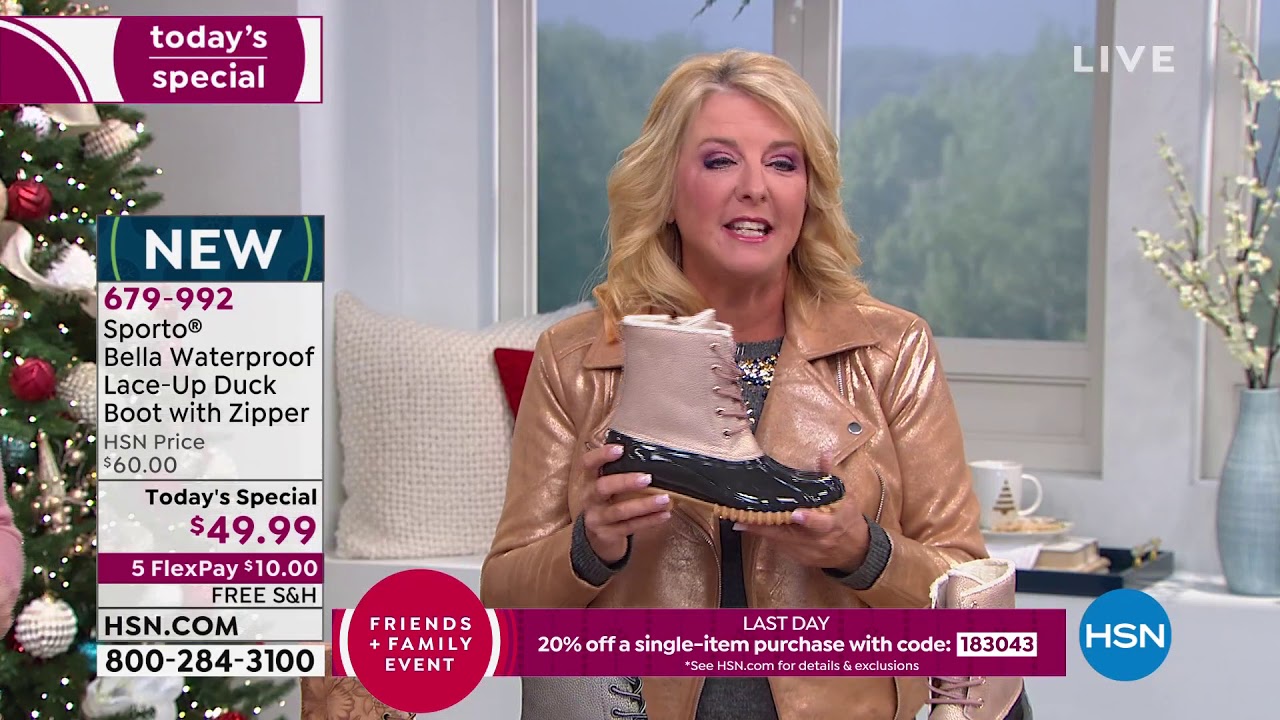 hsn duck boots