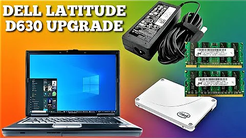 Dell Latitude D630 Upgrade and Installing Windows 10 Pro