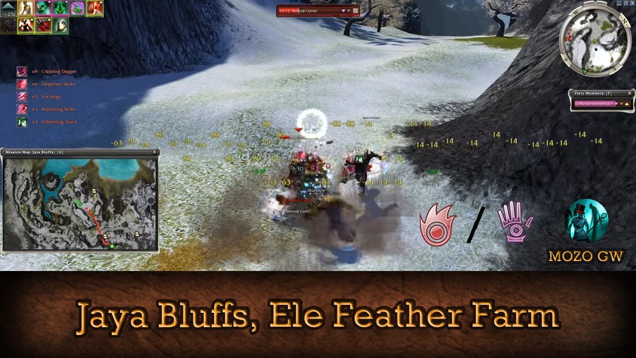 Jaya Bluffs Tengu Feather Farm, Shockwave - Guild Wars Elementalist ...