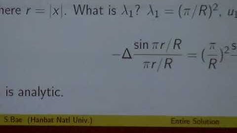 Bae, Soohyun (Hanbat National University) / On Hessian equations of Lane-Emden type