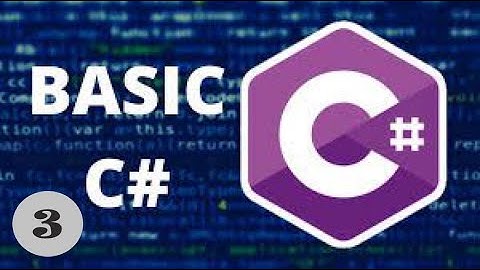 (3) تعلم سي شارب C# DATA TYPES VISUAL STUDIO
