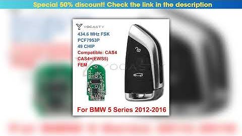 Deal YOCASTY Smart Key 434.6MHz FSK PCF7953P MW 9337244-01 For BMW 5 Series 2012 2013 2014 2015 201