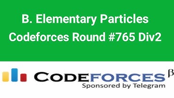 B. Elementary Particles solution | Codeforces Round #765 (Div. 2) | Codeforces solution | Bangla