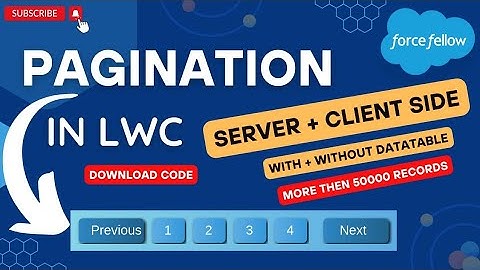 Pagination in LWC