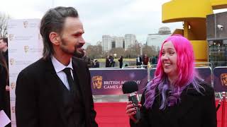 Red Carpet Interview with Jeremy Davies at the BAFTA Game Awards 2019