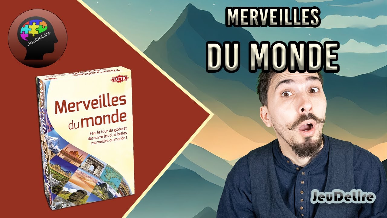 Tactic – Merveilles Du Monde Brettspiel | 200 Karten Mit Weltwundern