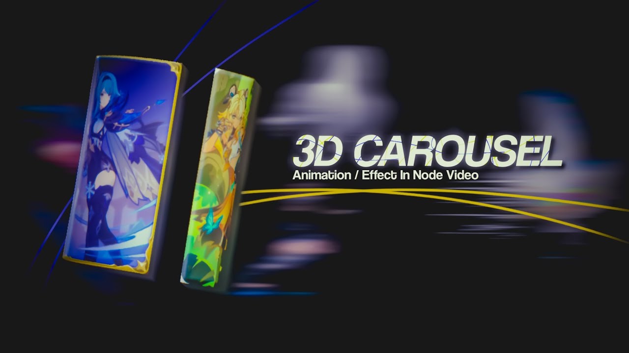 Rotating 3D Carousel Animation Tutorial | Node Video - YouTube