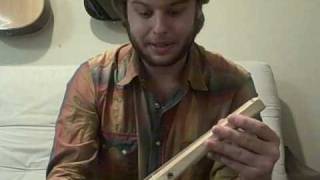 Video thumbnail of "Home Made $4 Electric Ukulele"