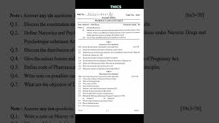 BTEUP Pharmacy Law & Ethics Original Paper 2026 🔥 | Important Questions & Exam Pattern 📚
