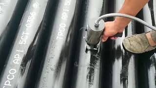 2-Inch Handheld Printer - Coding White Ink on Pipe