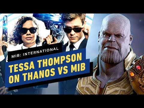 Tessa Thompson on Who Would Win: Thanos or The MIB!?