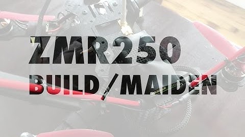ZMR250 Mini Quadcopter Build Tips & Maiden Flight (Blackout Clone)
