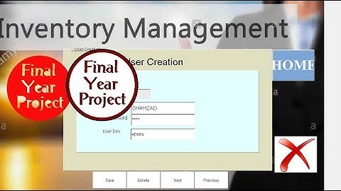 Complete Inventory Stock Management System in Oracle 10g For Business & Final Year Project