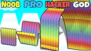 Canvas Jump All Levels Gameplay NOOB vs PRO vs HACKER vs GOD