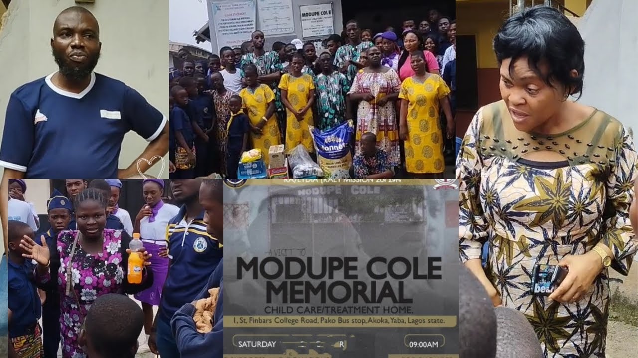 My visit to Modupe Cole Memorial childcare/treatment Home with Royal Ambassador & Lydia association.