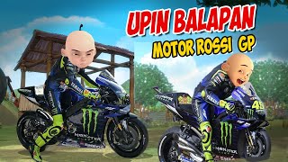 Upin ipin Balapan Motor GP Rossi , Ipin Senang ! GTA Lucu