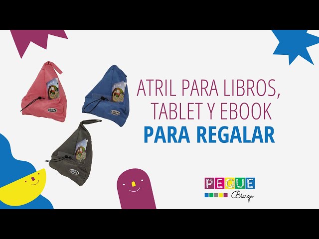 Atril-cojín para libros y tablets