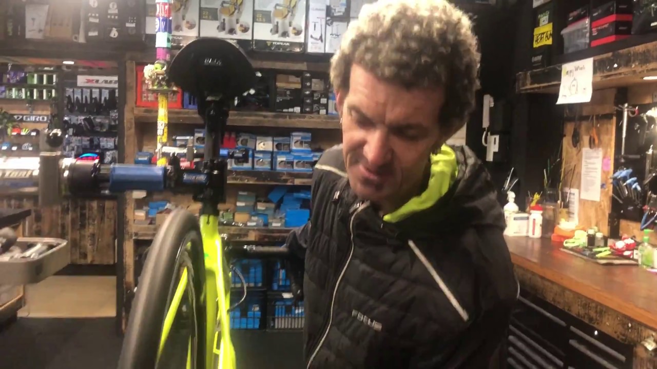 How to adjust your rear Shimano DI2 gears (derailleur) YouTube