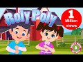 Roly poly action song  body movement for children  bindis music  rhymes