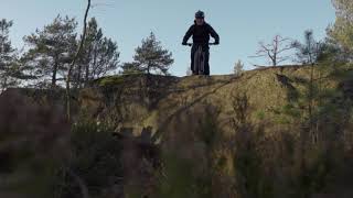 Practicing drops || Mountain biking in Finland