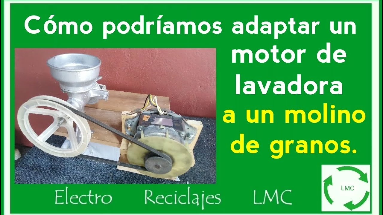 Que hacer con un motor de lavadora