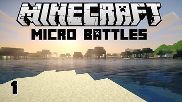 Minecraft Micro Battle #1 - One Heart!
