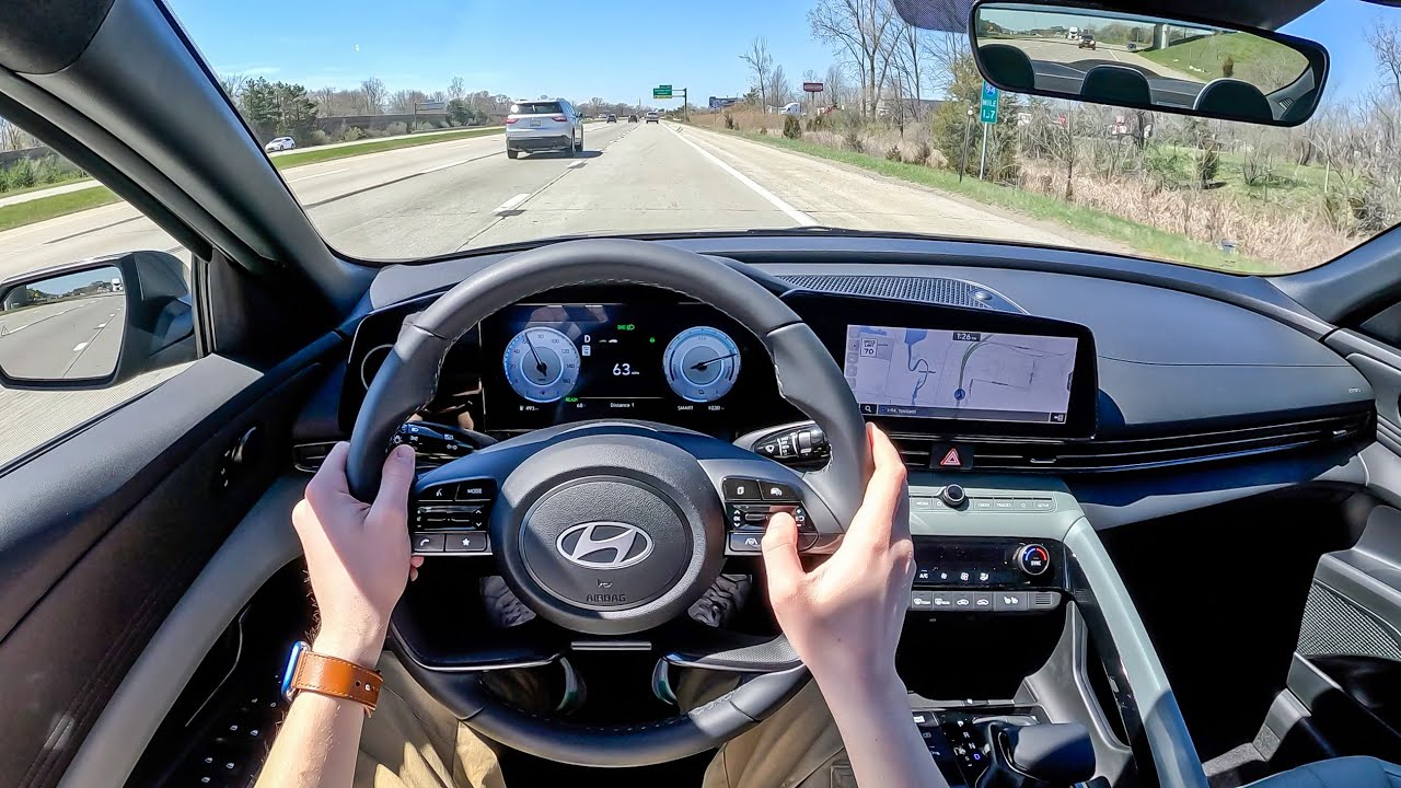2024 Hyundai Elantra Hybrid Limited - POV Test Drive (Binaural Audio)