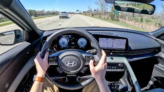 2024 Hyundai Elantra Hybrid Limited - POV Test Drive (Binaural Audio)