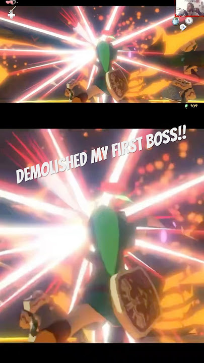 Zelda: Crushed gohma first try!! 😝#windwaker #gaming #zelda #shorts