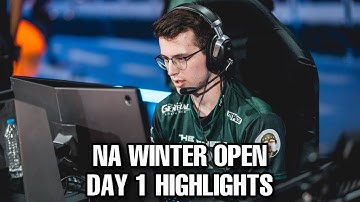 NA Winter Open Day 1 Highlights Main Stream (All Goals) RLCS 2022-2023
