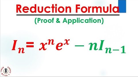 Mastering Integration: Deriving and Applying the Reduction Formula Step-by-Step