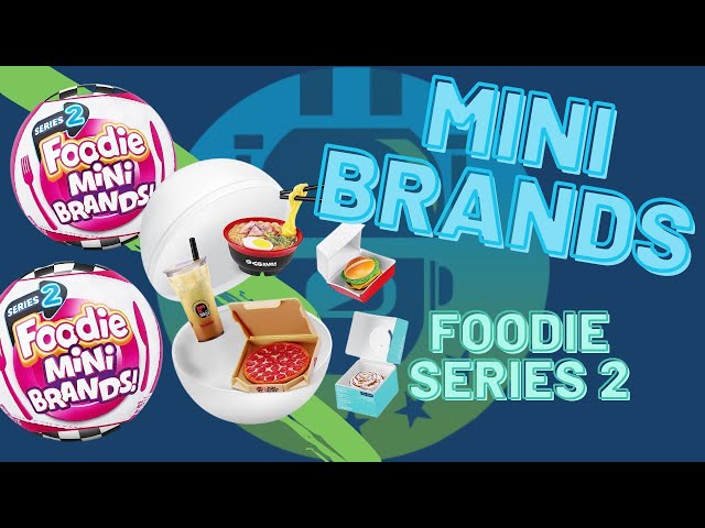 5 Surprise Foodie Mini Brands Mini Food Court Novelty & Gag Toy with 1  Exclusive Mini by ZURU