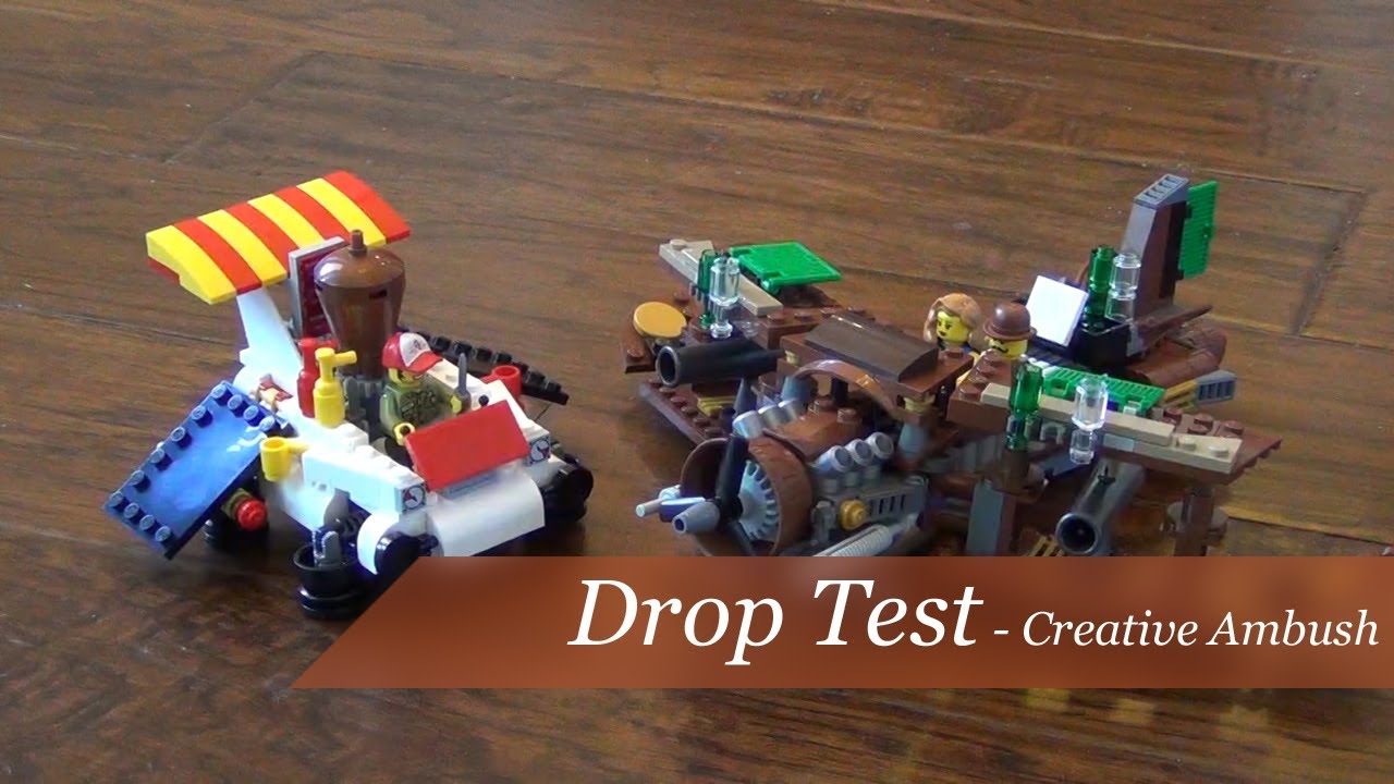 Drop Test - Lego Movie Creative Ambush Set 