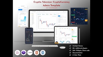 Crypto Admin Dashboard Template with Tokenize Admin Dashboard WebApp