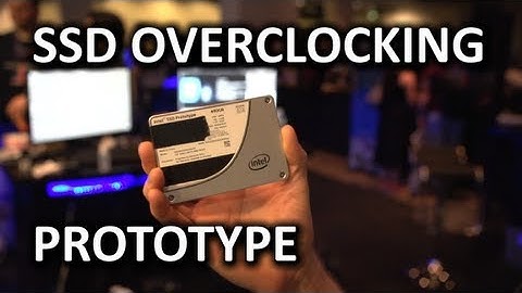 Intel SSD Overclocking Hands-On & Prototype SSD Sneak Peek - PAX Prime 2013