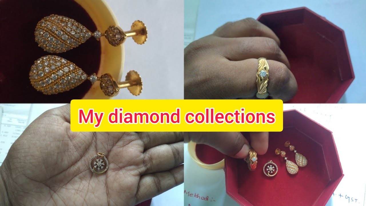 my diamond collections5 gram gold earing collectiongold jewellery