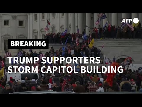 Trump supporters storm Capitol's steps; police evacuate Congress | AFP