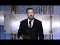 Ricky Gervais at the 2011 Golden Globes