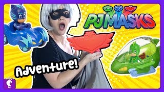 pj mask adventure to get stolen toys back by hobbykidstv