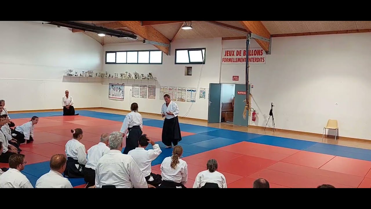 Christian Tissier: explaining Ushiro ryote dori entrance (2) + Ikkyo