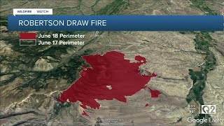 Robertson Draw fire remains at 0 percent containment