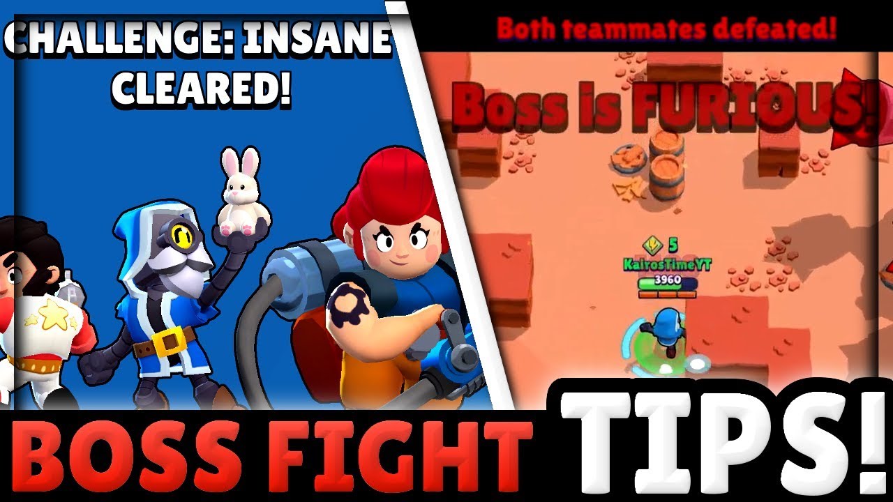 Boss Fight Mode Best Tips And Tricks Brawl Stars Up - how to beat boss battle brawl stars insane