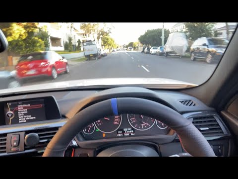 BMW 328i BM3 stage 1 tuned sound & acceleration in POV - YouTube