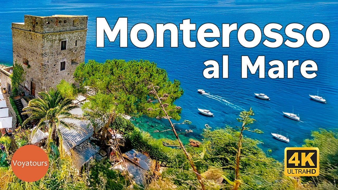 Monterosso - Кристально Чистое Море И Захватывающие Дух Пейзажи Чинкве-Терре (4K 60fps @Voyatours)