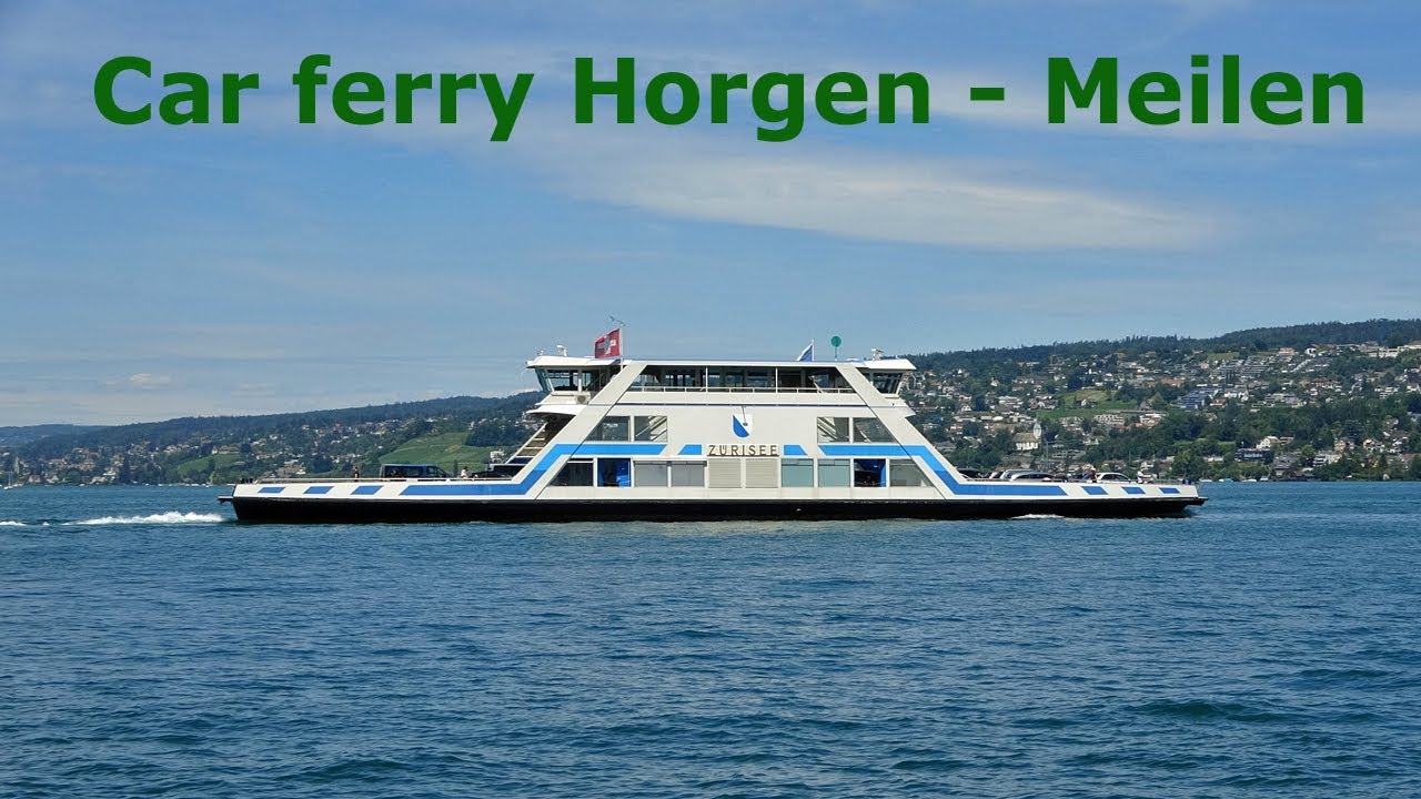 Horgen - Meilen car ferry; Lake Zurich, Switzerland.