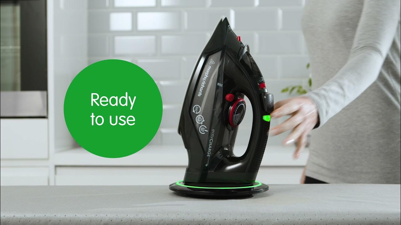 Morphy Richards EasyCHARGE Power+ Cordless Iron our most powerful cordless iron YouTube